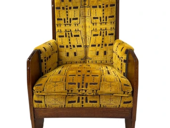 Art Deco Amsterdamse School Lounge Chair by Cornelis van der Sluys, 1918